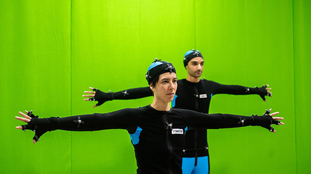 RCA Student using Green Screen (Royal College of Art)